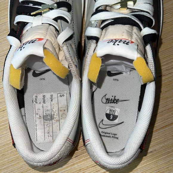 Nike Blazer Low 77 Black Natural Removable Swoosh removable swoosh’s not incl. - Picture 11 of 12